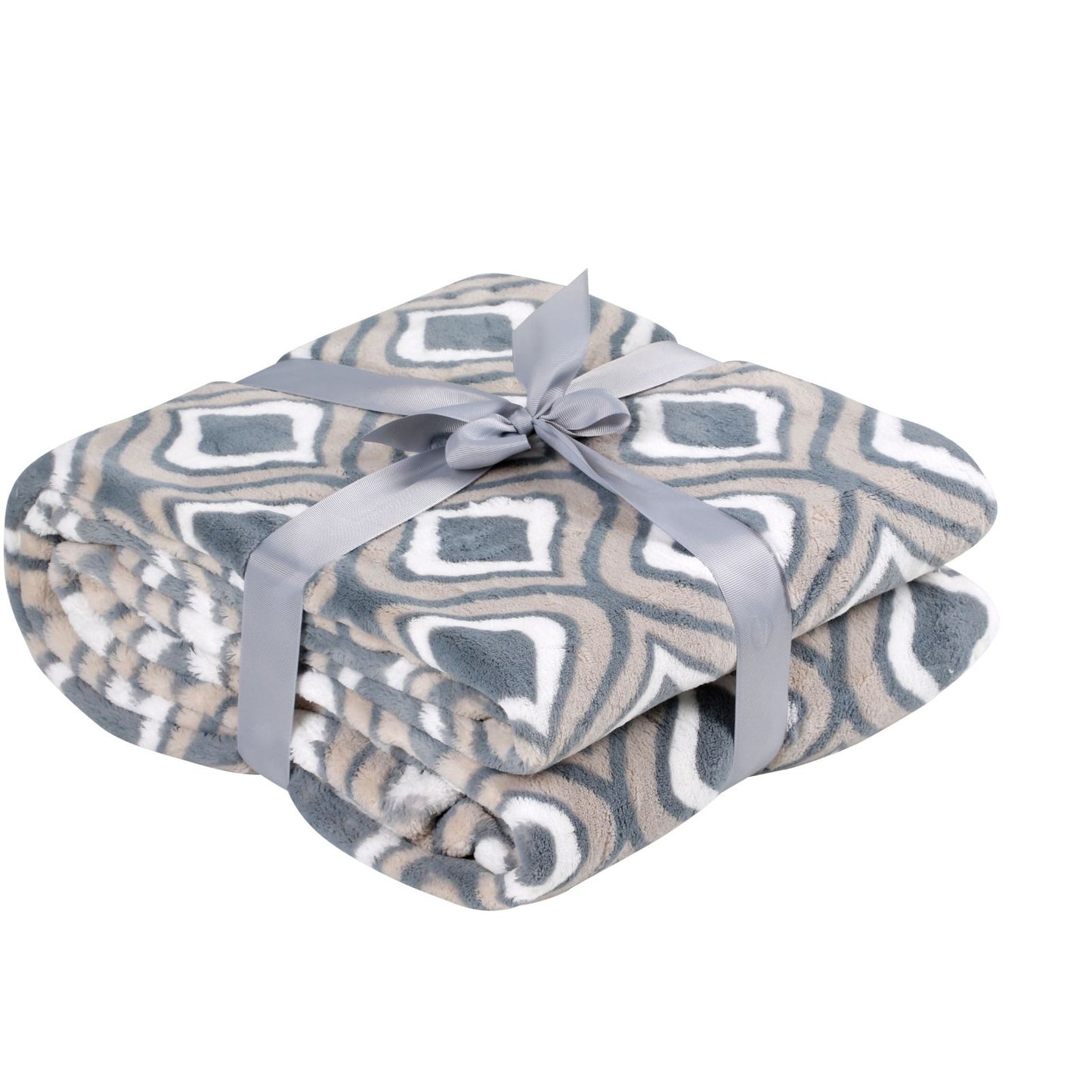 HappyCare Textiles Grey Ultra-soft Blanket, 50x70 inches