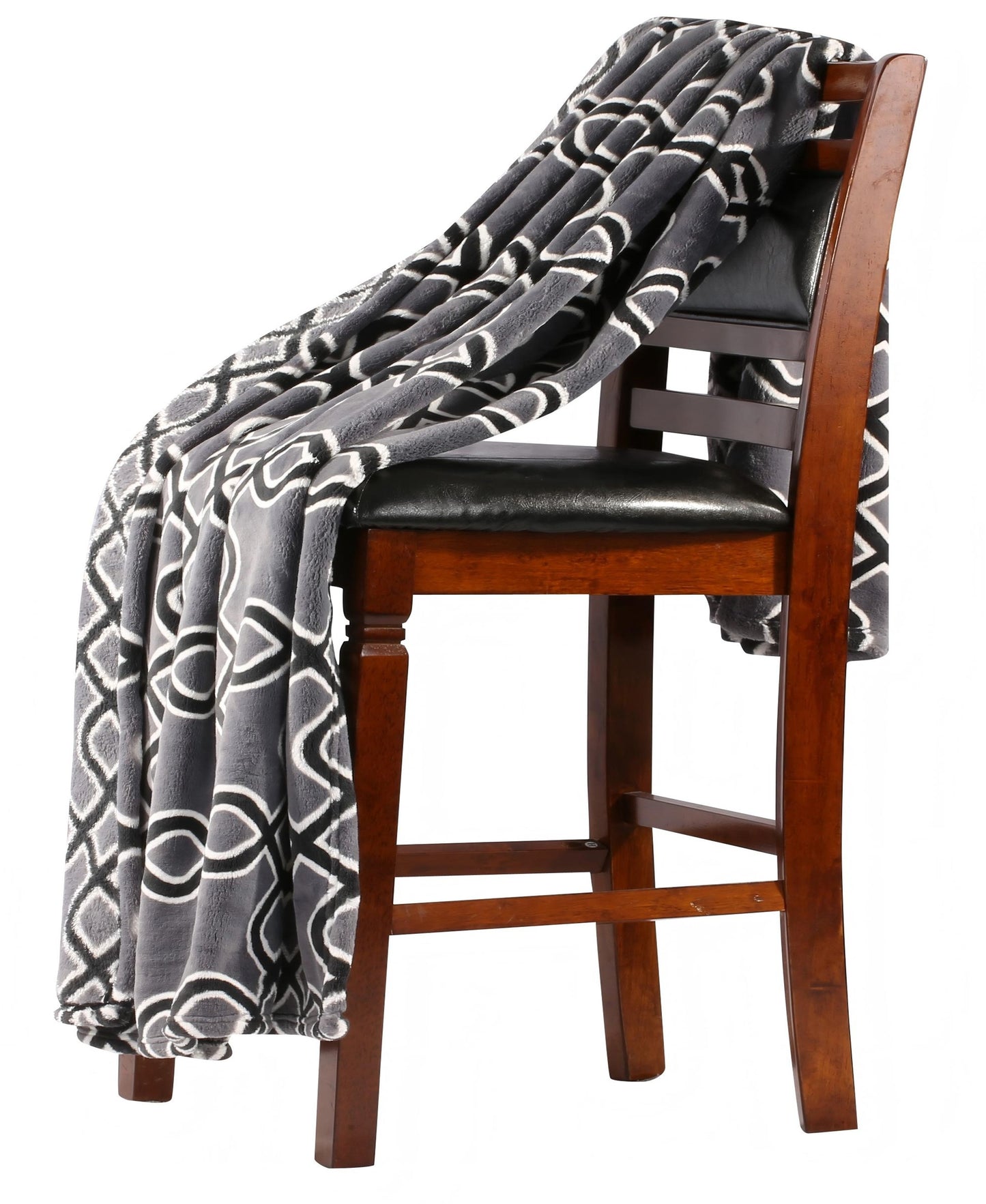 HappyCare Textiles Grey Ultra-soft Blanket, 50x70 inches