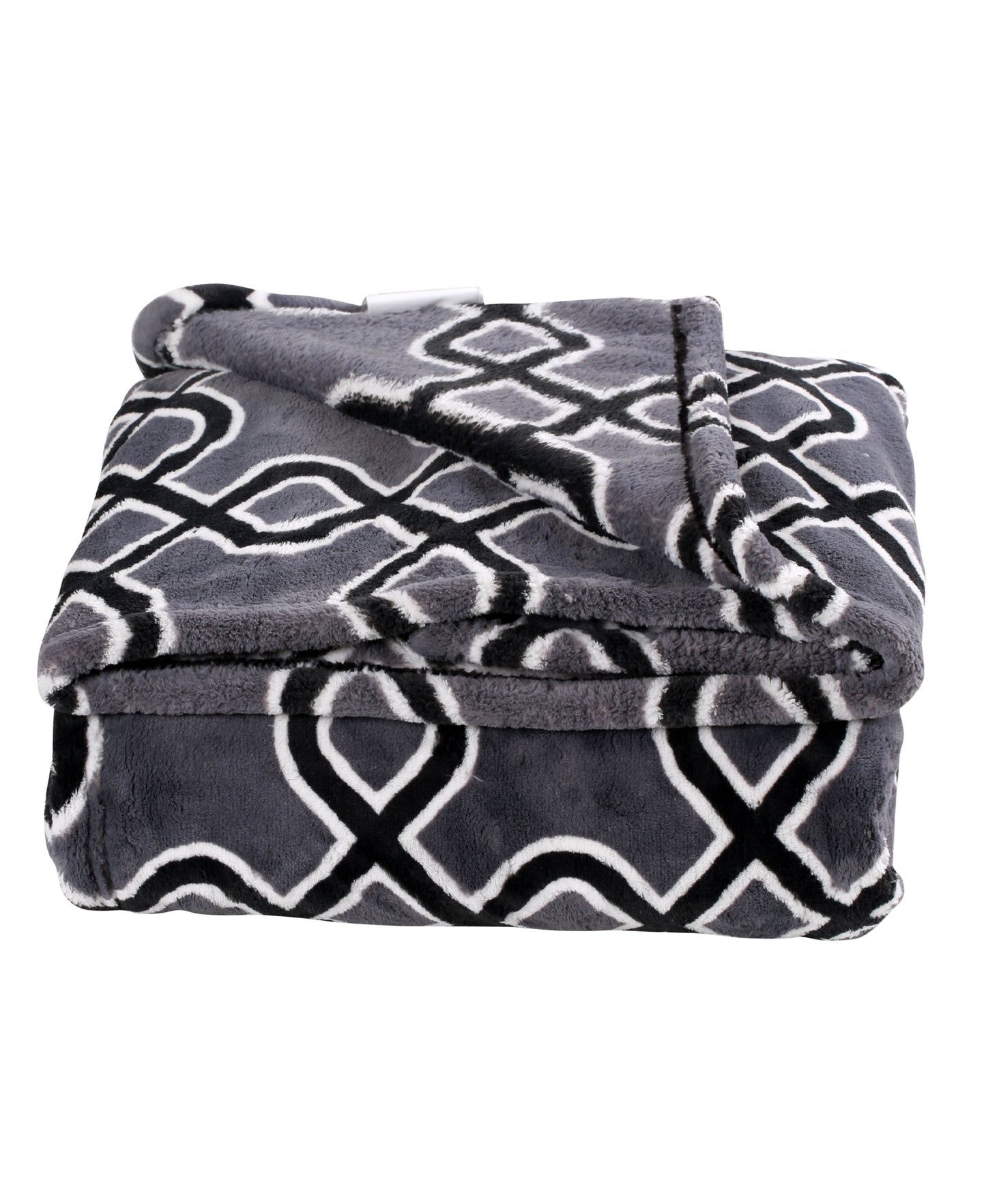 HappyCare Textiles Grey Ultra-soft Blanket, 50x70 inches