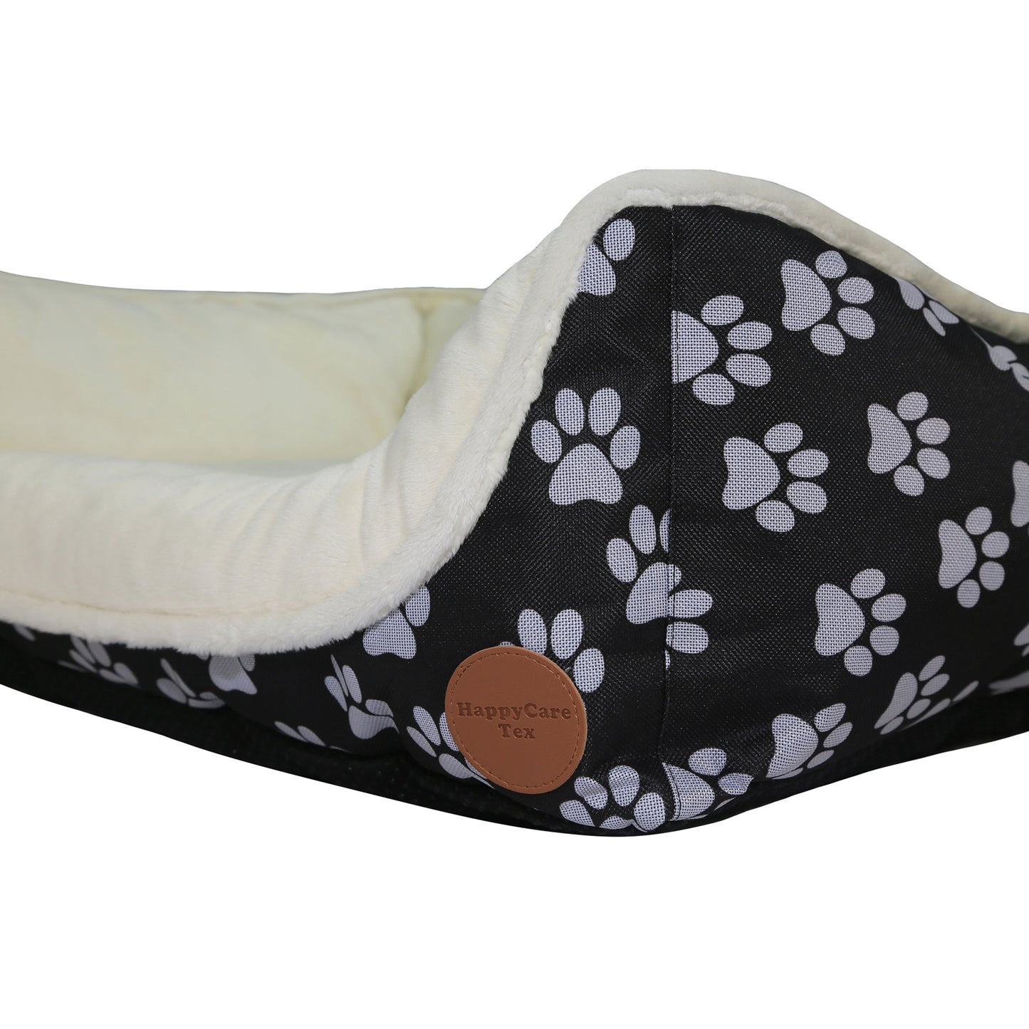 HappyCare Tex Durable printed oxford and Super Soft plush Pet Bed/bolster