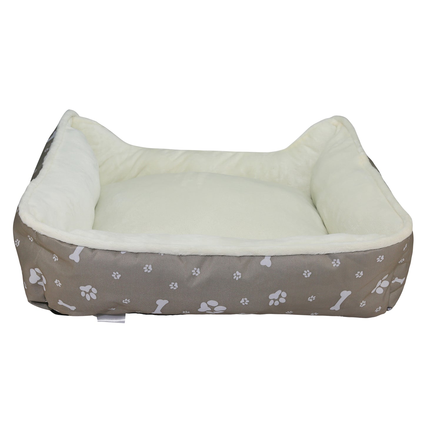 HappyCare Tex Durable printed oxford and Super Soft plush Pet Bed/bolster