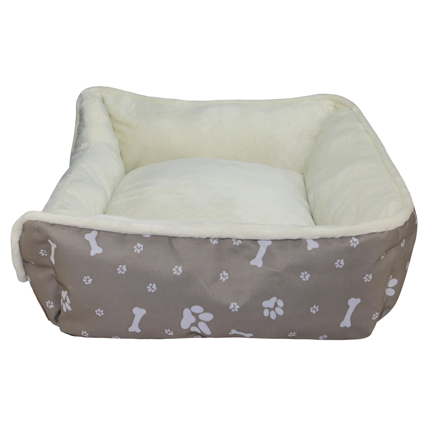 HappyCare Tex Durable printed oxford and Super Soft plush Pet Bed/bolster