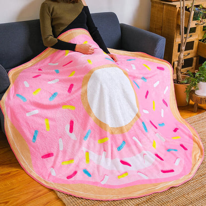 Happycare Tex Donut Blanket for Pets and Family