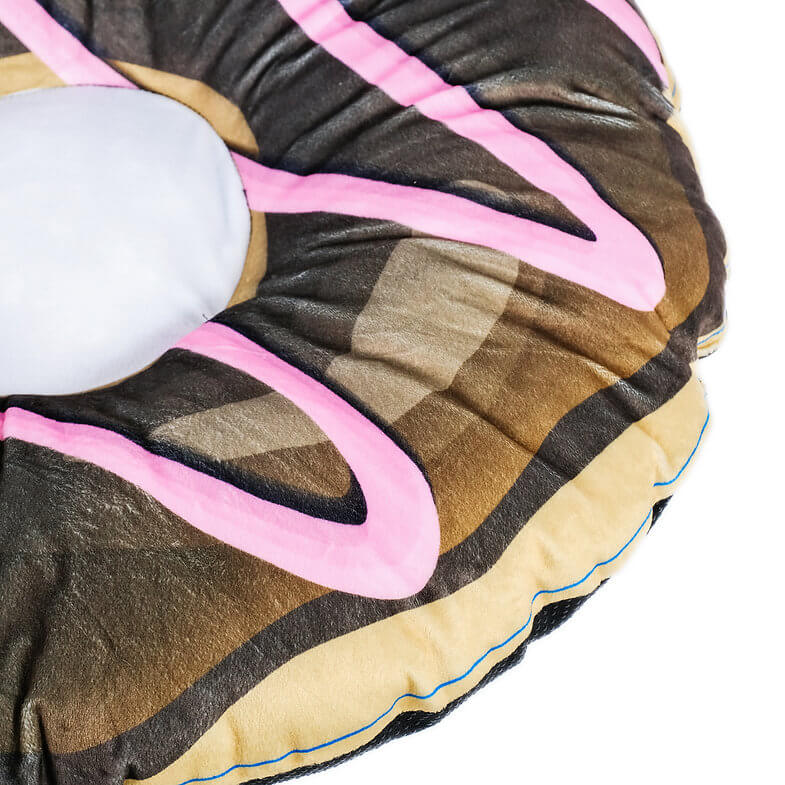 Happycare Tex 3D Realistic Donut Print Pets Bed