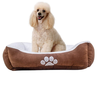 Happycare Tex Reversible Signature Bolster Dog Bed