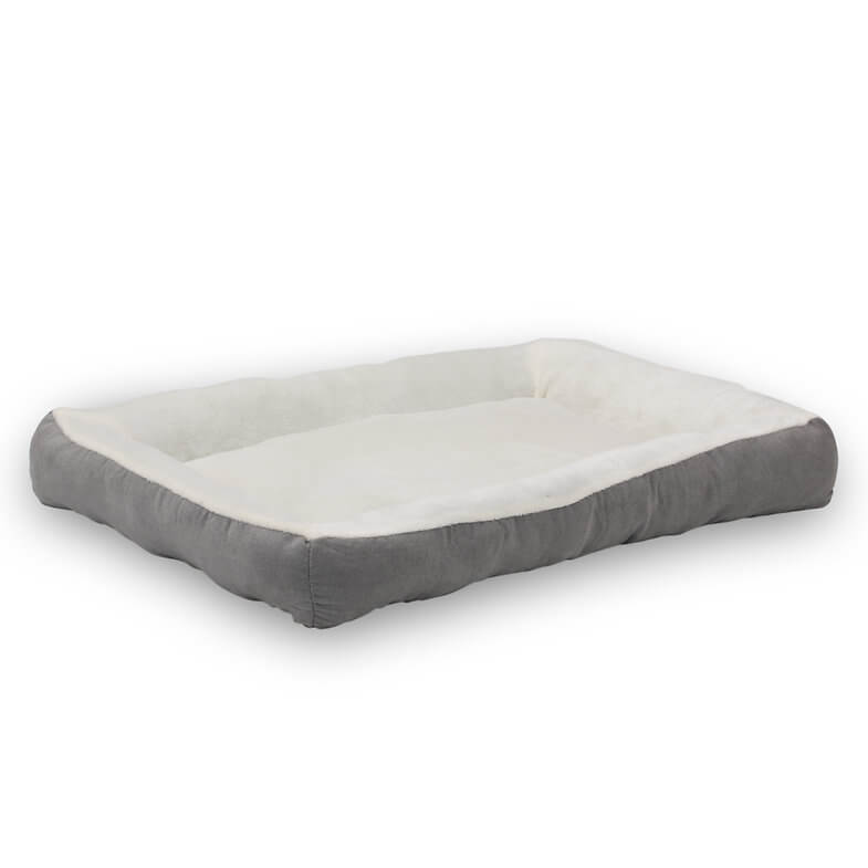 HappyCare Tex Rectangle Bumper Bolster Cat & Dog Bed