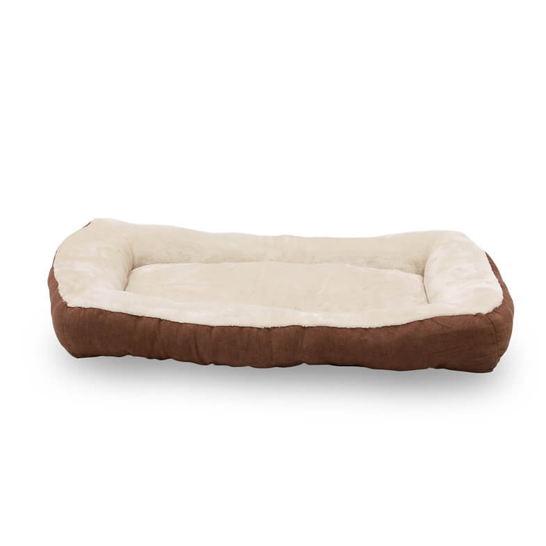 HappyCare Tex Rectangle Bumper Bolster Cat & Dog Bed