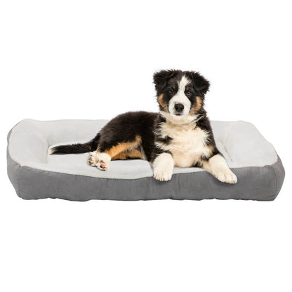 HappyCare Tex Rectangle Bumper Bolster Cat & Dog Bed