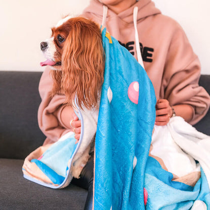 Happycare Tex Donut Blanket for Pets and Family