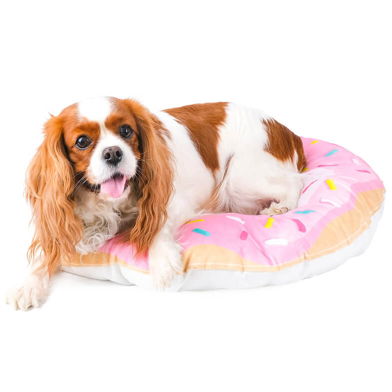 Happycare Tex 3D Realistic Donut Print Pets Bed