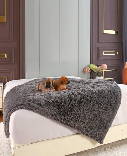 Happycare Tex Duplex Warm Comfort Faux Fur Sherpa Waterproof Dog Blanket