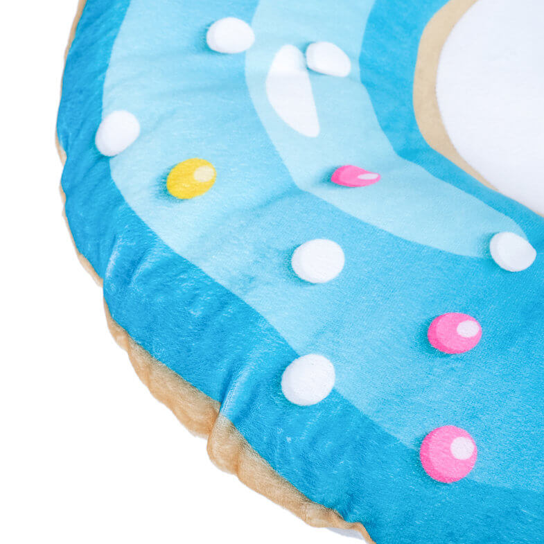 Happycare Tex 3D Realistic Donut Print Pets Bed