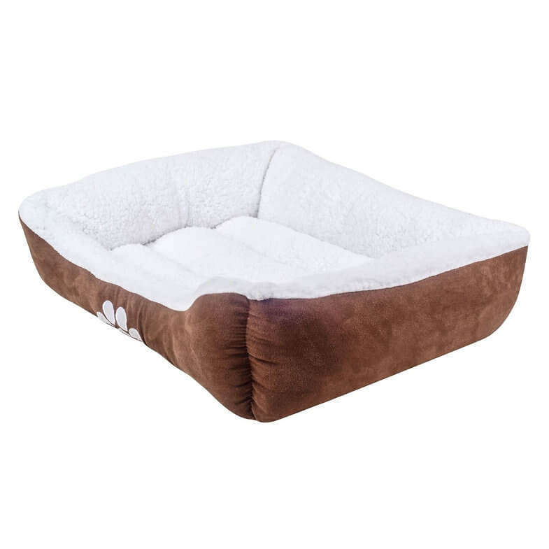 Happycare Tex Reversible Signature Bolster Dog Bed