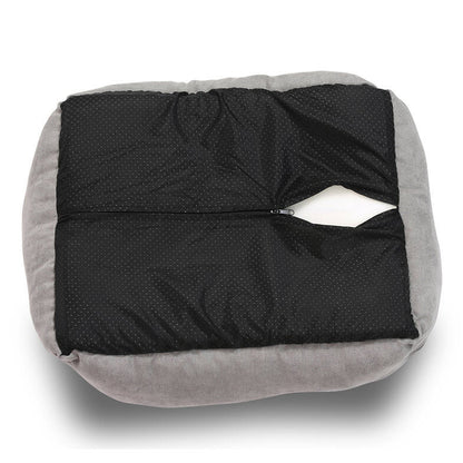 HappyCare Tex Rectangle Orthopedic Bolster Cat & Dog Bed