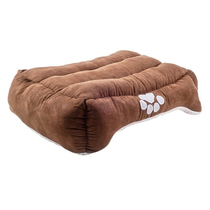 Happycare Tex Reversible Signature Bolster Dog Bed