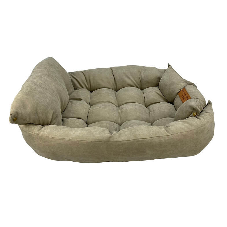 Happycare Tex Suede Fluffy Multi Functional Pet Bed