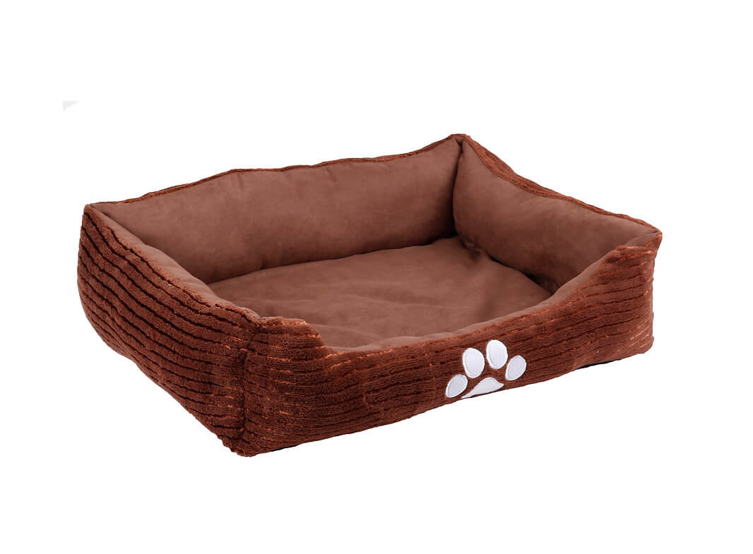 HappyCare Tex Rectangle Orthopedic Bolster Cat & Dog Bed