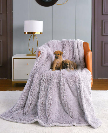 Happycare Tex Duplex Warm Comfort Faux Fur Sherpa Waterproof Dog Blanket