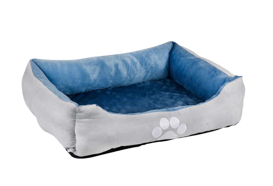 HappyCare Tex Rectangle Orthopedic Bolster Cat & Dog Bed