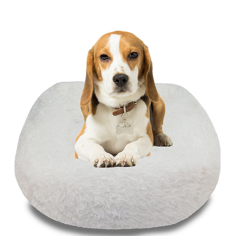 Happycare Tex Fluffy Fur Rectangle Pet Bed