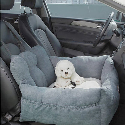 Happycare Tex Suede Fluffy Pet Car Seat