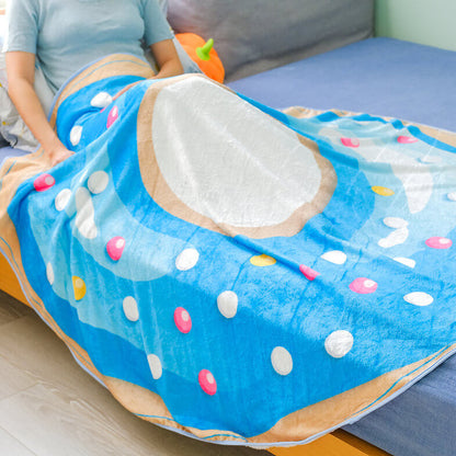 Happycare Tex Donut Blanket for Pets and Family